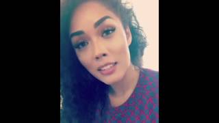 Beautiful n Funny Kreesha Turner teaches us Curse Words Jamaican Say!