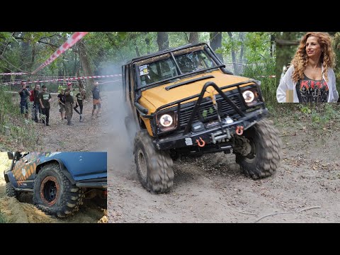 4x4 offroad 12 Zraz Komoča Challenge 22 Nissan Patrol Mitsubishi Pajero Jeep Cherokee Suzuki Samurai