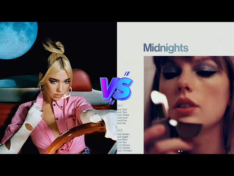 Future Nostalgia (Dua Lipa) vs Midnights (Taylot Swift) - Album Battle
