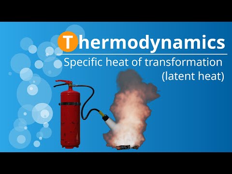 Specific latent heat of transformation (vaporization, melting, condensation, freezing)