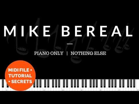 Mike Bereal riffs | Learn techniques from Mike Bereal on the keys | Tutorial + MIDI File