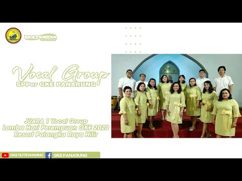 *Juara 1 Vocal Grup. "Gembala Baik Bersuling Nan Merdu" : V.G. SPPer GKE PANARUNG*