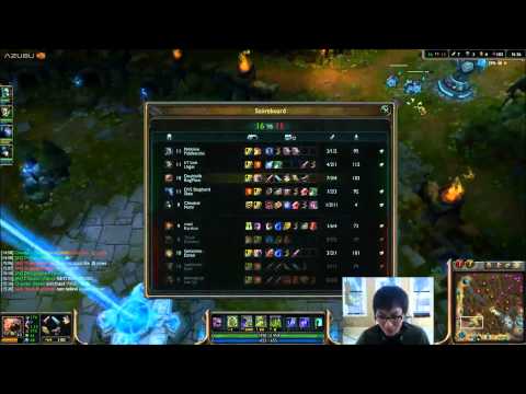 Doublelift and Chauster Duo - Kogmaw and Nami bot lane (Diamond I)