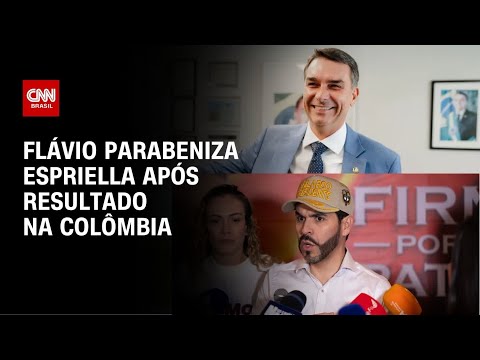 Flávio parabeniza De la Espriella após resultado preliminar na Colômbia | CNN 360°