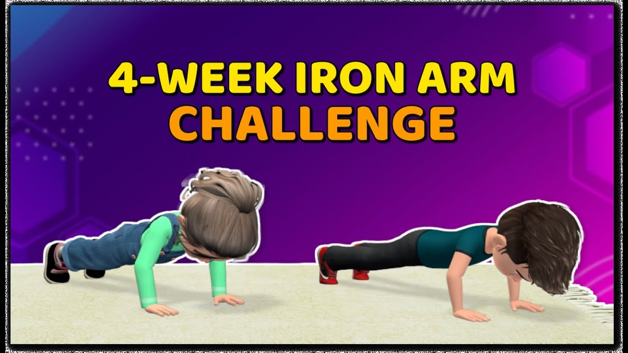 4-WEEK IRON ARM CHALLENGE: UPPER BODY WORKOUT FOR KIDS
