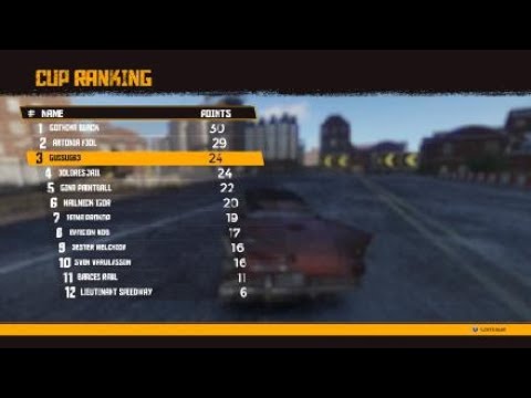 FlatOut 4: Total Insanity.   Career Mode - Bloody Metal Derby Cup - Race 3.