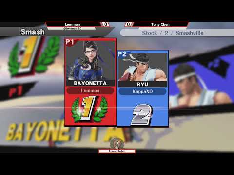 Smash 4 Singles Weekly #16 RR   Lemmon VS Tony Chen