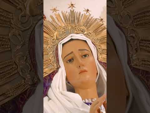 Virgen de Dolores de San Cristóbal Zona 11 #semanasanta #jesus #fe #procesiones #shorts #virgen