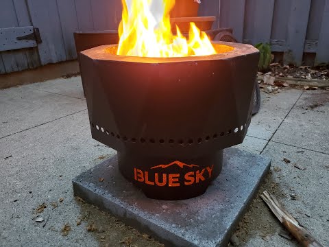 The Ridge Smokeless Portable Fire Pit. In Depth Review. Blue Sky Firepit. #smokeless #firepit