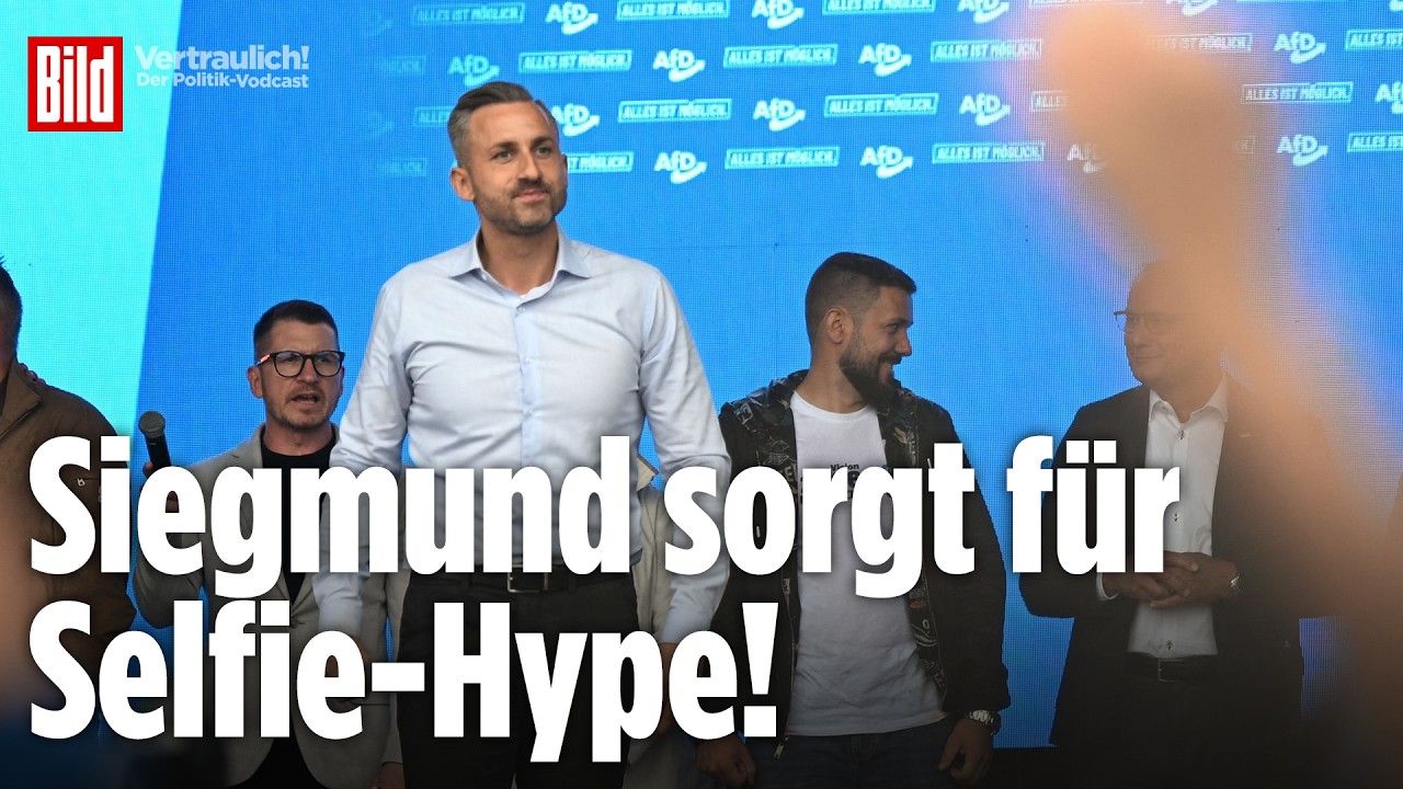 Magdeburg: Schlange stehen für Siegmund-Selfies – BILD vor Ort beim AfD-Familienfest | Vertraulich