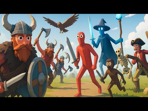 Vikings VS Every Unit Teams | TABS - Totally Accurate Battle Simulator