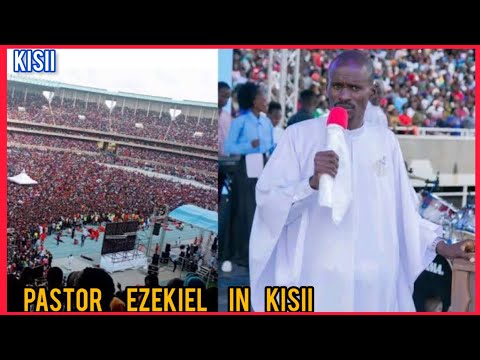 SEE THOUSANDS OF PPLE WHO STORMED PASTOR EZEKIEL'S CRUSADE IN KISII COUNTY | AZIMIO TODAY RAILA NEWS