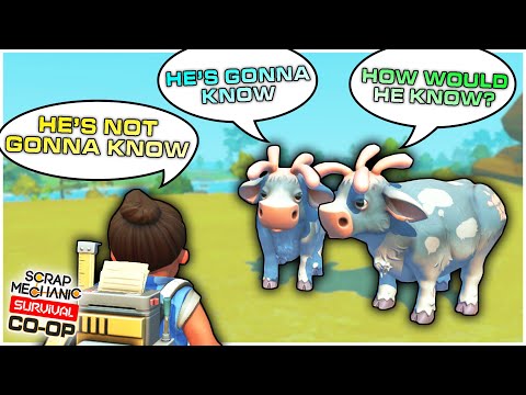 Building SNEAKY & Useful SURPRISES for @kANGaming! (Scrap Mechanic Co-op Survival Ep. 70)