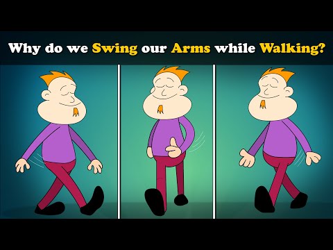 Why do we Swing our Arms while Walking? + more videos | #aumsum #kids #science #education #children