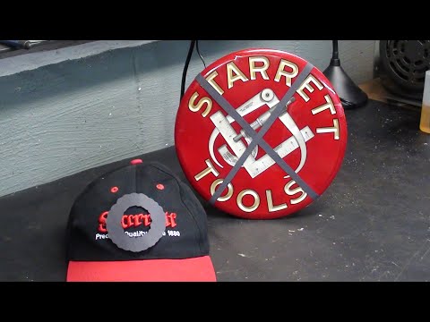 shocking STARRETT PRECISION TOOLS DIED TODAY short #50 tubalcain