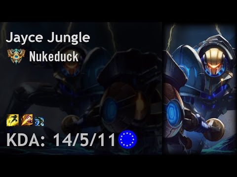 Jayce Jungle vs Sejuani - Nukeduck - EUW Challenger Patch 7.9