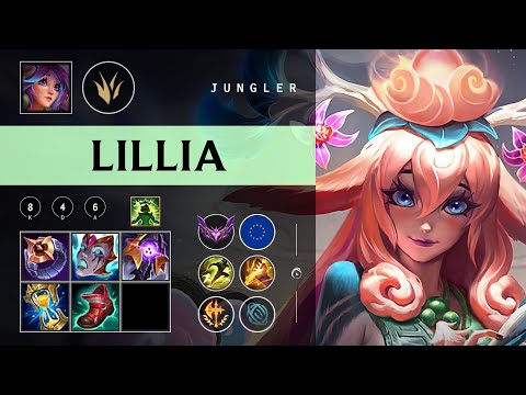Lillia Jungle vs Hecarim - EUW Master Patch 26.01