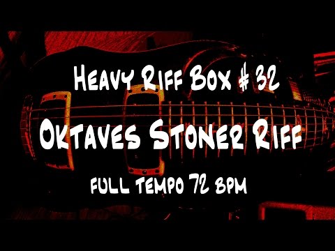 Oktaves Stoner Riff Guitar Lesson #32 | demo | full