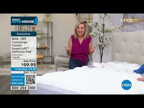 Concierge Collection Classic SuperLoft Mattress Pad