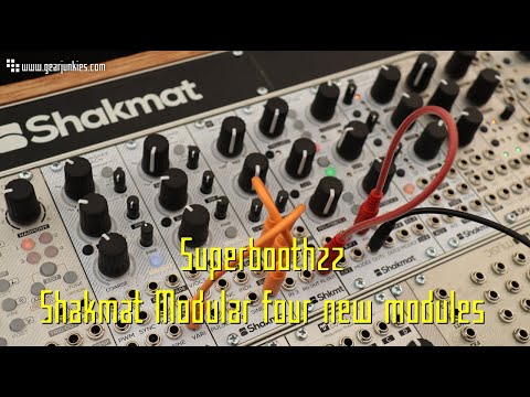 Superbooth22 - Shakmat Modular four new modules