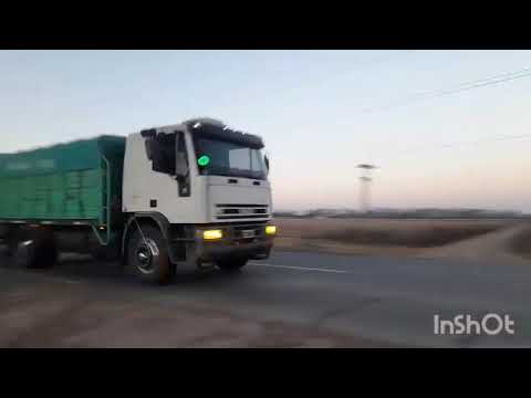 CAMIONES EN RUTA PROV. 1 , SAN FRANCISCO , CORDOBA , ARGENTINA , VIDEO 279
