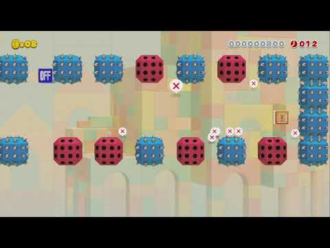 {20S} ※ Spiked Switchway ※ by Trainiax - Super Mario Maker 2 - No Commentary 1bw
