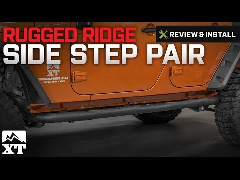Jeep Wrangler Rugged Ridge Side Step Pair (2007-2017 JK) Review & Install
