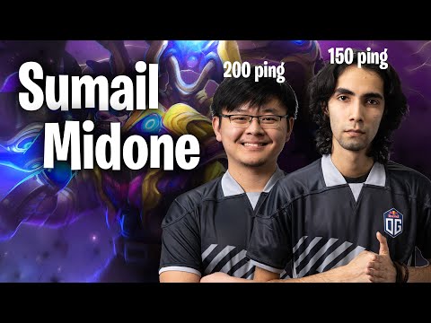SUMAIL (MARS) PARTY WITH MIDONE (TINKER) WITH HIGH PING - THE OPPONENT TRASH TALKING
