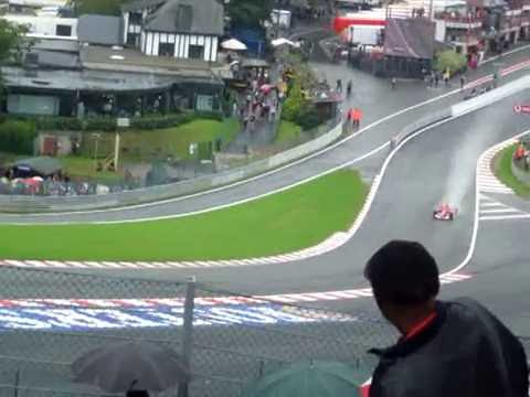 F1 Michael Schumacher Eau Rouge/Raidillon, Spa 2004 Qualifying V10 Sound!