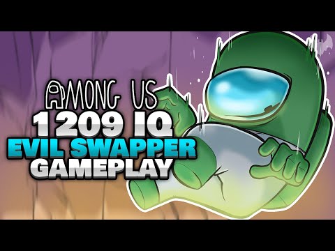 1209 IQ EVIL SWAPPER im MEETING?! 🌪 - ♠ Among Us ♠
