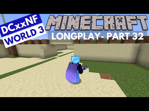 DCxxNF - Minecraft 1.18 Longplay Part 32 - Leveling The Terrain In The Storage Building (No Commentary)