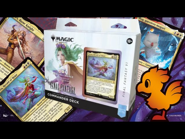 Vídeo relacionado con Mazo de Commander de Final Fantasy Vi, de Magic: The Gathering | Trance del resurgir (Versión en Español)
