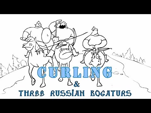 Drei russische Helden vs. Star Wars im Curling [Video aus YouTube]