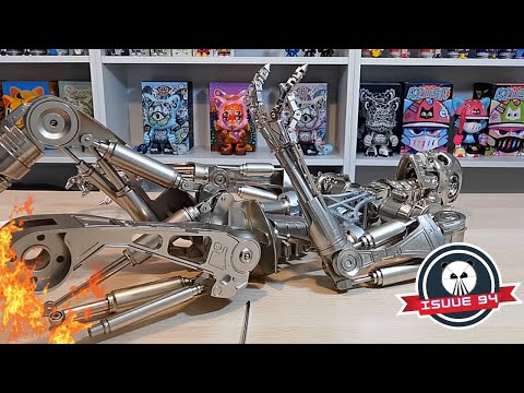 Build The Terminator T-800 Issue 94 - Continue The Left Thigh & Foot ( Speed Build )