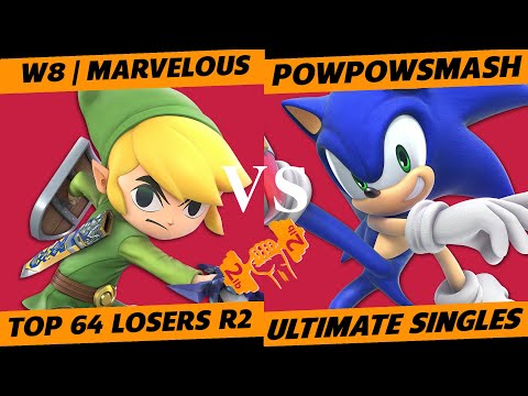 Flex on 'Em 2 Losers Round 2 [Top 64] - W8 | Marvelous_Marco (Tink) vs. PowPowSmash (Sonic) - SSBU