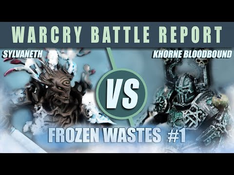 Warcry Battle Report - Sylvaneth vs Khorne! Frozen Wastes Campaign Ep. 1