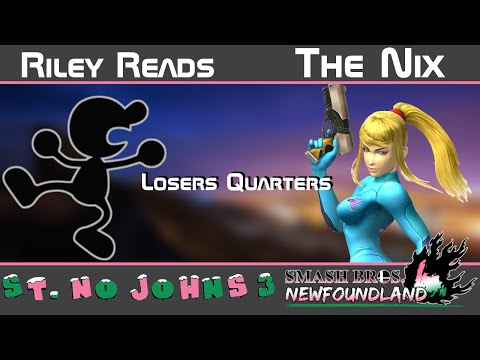 [SNJ3 Project: M | Losers Quarters] The Nix (ZSS) vs Riley Reads (G&W)