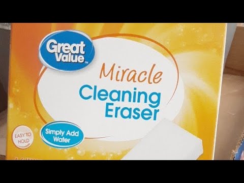 COME CLEAN WITH ME! USING A MIRACLE CLEANING ERASER JUST $1.48❗️|| LIVE DEMO