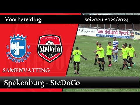Samenvatting Spakenburg - SteDoCo (oefenwedstrijd, 22/07/23)