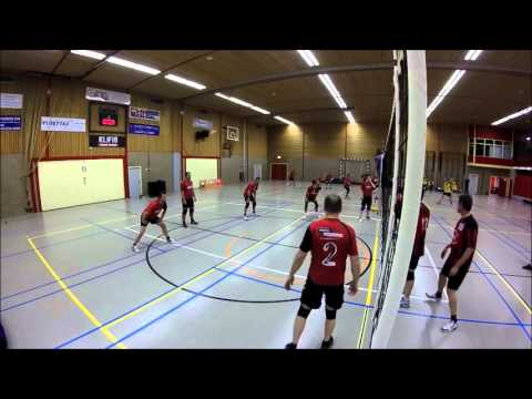 Volleybal Prota heren 2 - rood zwart 6-10-2015