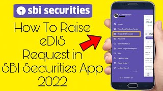 How To Raise eDIS Request in SBI Securities 2022 | How To Authorize Shares by NSDL MPIN & OTP 2022