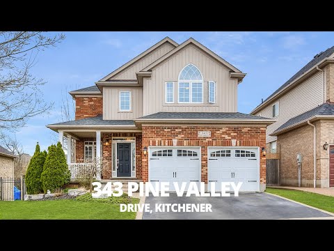 Perfect Family Home Backing Onto Greenspace - 343 Pine Valley Drive - Kitchener Real Estate Video