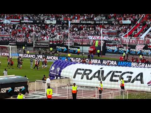 "River Plate y Boca Juniors, superclásico, Final del Partido 0-0" Barra: Los Borrachos del Tablón • Club: River Plate • País: Argentina