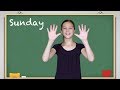 ASL Days of the Week Lesson and Song
