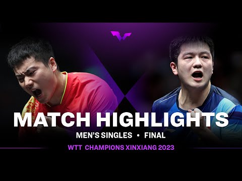 Liang Jingkun vs Fan Zhendong | MS Final | WTT Champions Xinxiang 2023