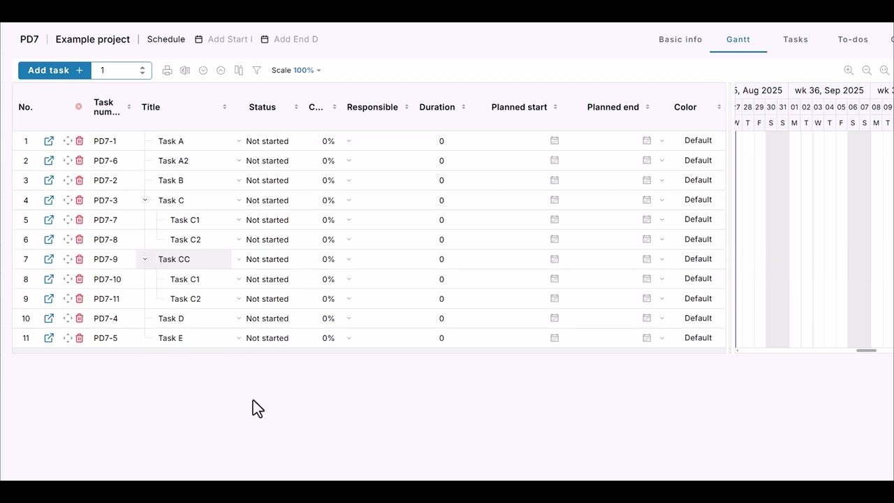 How to Create Tasks and To-dos in a Project