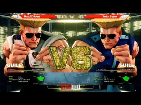 Red Dirt Rumble! #18 - Street Fighter V - Losers Finals - ManofChicken vs Senor Sueno