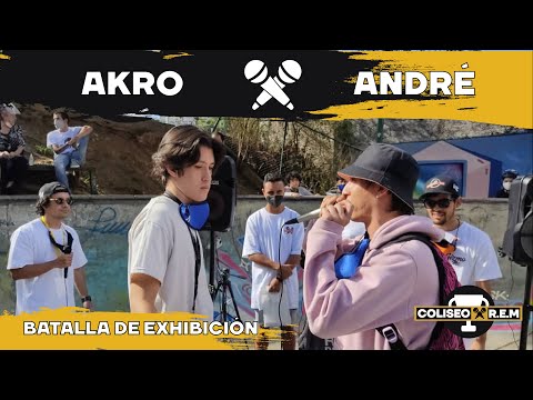 AKRO vs ANDRÉ  |  COLISEO R.E.M  |  BATALLA DE EXHIBICIÓN