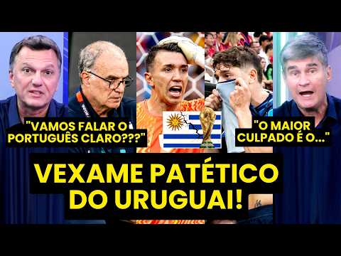 “URUGUAI VERGONHOSO!!! O MUSLERA É UM VELHO FRANGUEIRO, e o BIELSA…” ELIMINADO da COPA DO MUNDO!