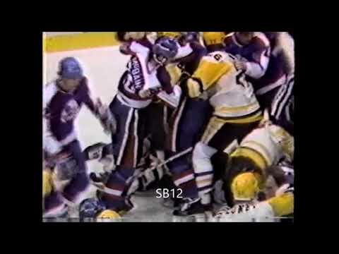 Winnipeg Jets vs Pittsburgh Penguins (Bench-clearing brawl) Feb. 27/1985